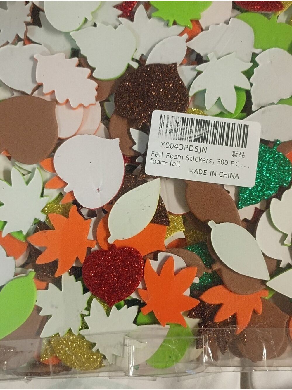 300 Fall Foam Sticker Set - Picture 3 of 4